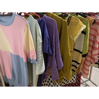 เสื้อใหมพรม เสื้อครอป ราคาใน live