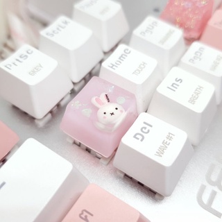 Keycap resin คีย์แคป ลายน่ารัก ราคาต่อชิ้น สำหรับ Mechanical​ Keyboard​ OEM profile