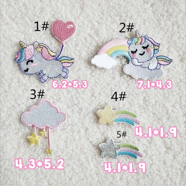 ตัวรีดติดเสื้อ Iron on Patches ลายการ์ตูน สัตว์ หมา แมวแบบปัก