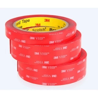 เทปกาว2หน้า 3M แบบใส รุ่นVHB-4910 เหนียวมากมีแรงยึดตืดสูง กันนํ้าทนความร้อนได้ กาวสองหน้า ติดผนัง รถยนต์ ติดไม่ทิ้งคราบ
