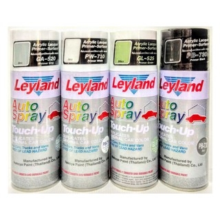 สีสเปรย์รองพื้น เกาะเหล็ก กลบรอย เลย์แลนด์ Leyland ขาว/ดำ/เทา/เขียว