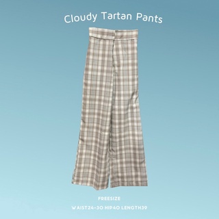 Cloudy Tartan Pants - Sandee