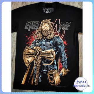 BT  Thor End Game เสื้อยืด สีดำ BT Black Timber T-Shirt ผ้าคอตตอน สกรีนลายแน่น S M L XL XXL