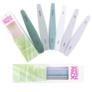 [ลดล้างสต๊อก]Nail Files เครื่องมือทําเล็บมือเล็บเท้าฟองน้ําขัดเล็บบัฟเฟอร์ 6ชิ้น