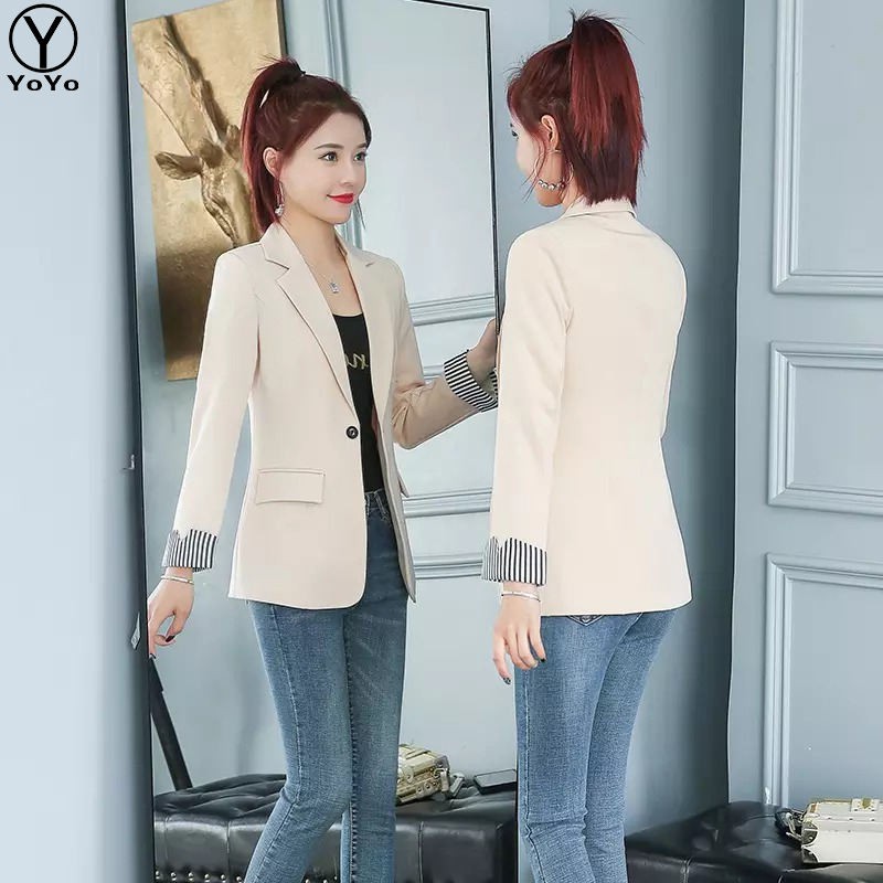 YOYO เสื้อคลุมสูท เสื้อคลุมใส่ทำงาน แจ็คเก็ต เสื้อคลุมเบลเซอร์สูทเกาหลี New Fashion women's รุ่น2733