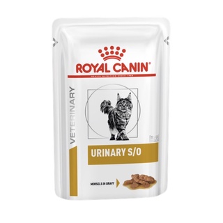 Royal Canin Cat Urinary S/O 85g. ชนิดเปียก สำหรับแมวโรคนิ่ว และกระเพาะปัสสาวะอักเสบ แบบแยกซองไม่มีกล่อง