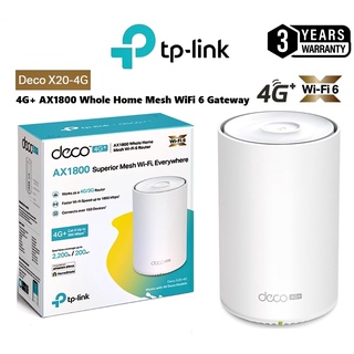 ⚡️เร้าเตอร์ใส่ซิม⚡️ 4G Router TP-LINK (Deco X20-4G) 4G+ AX1800 Whole Home Mesh WiFi 6 Gateway LT