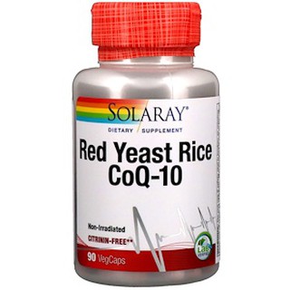 Solaray, Red Yeast Rice CoQ-10 Niacin (as Inositol Hexanicotinate) (B-3), 90 VegCaps