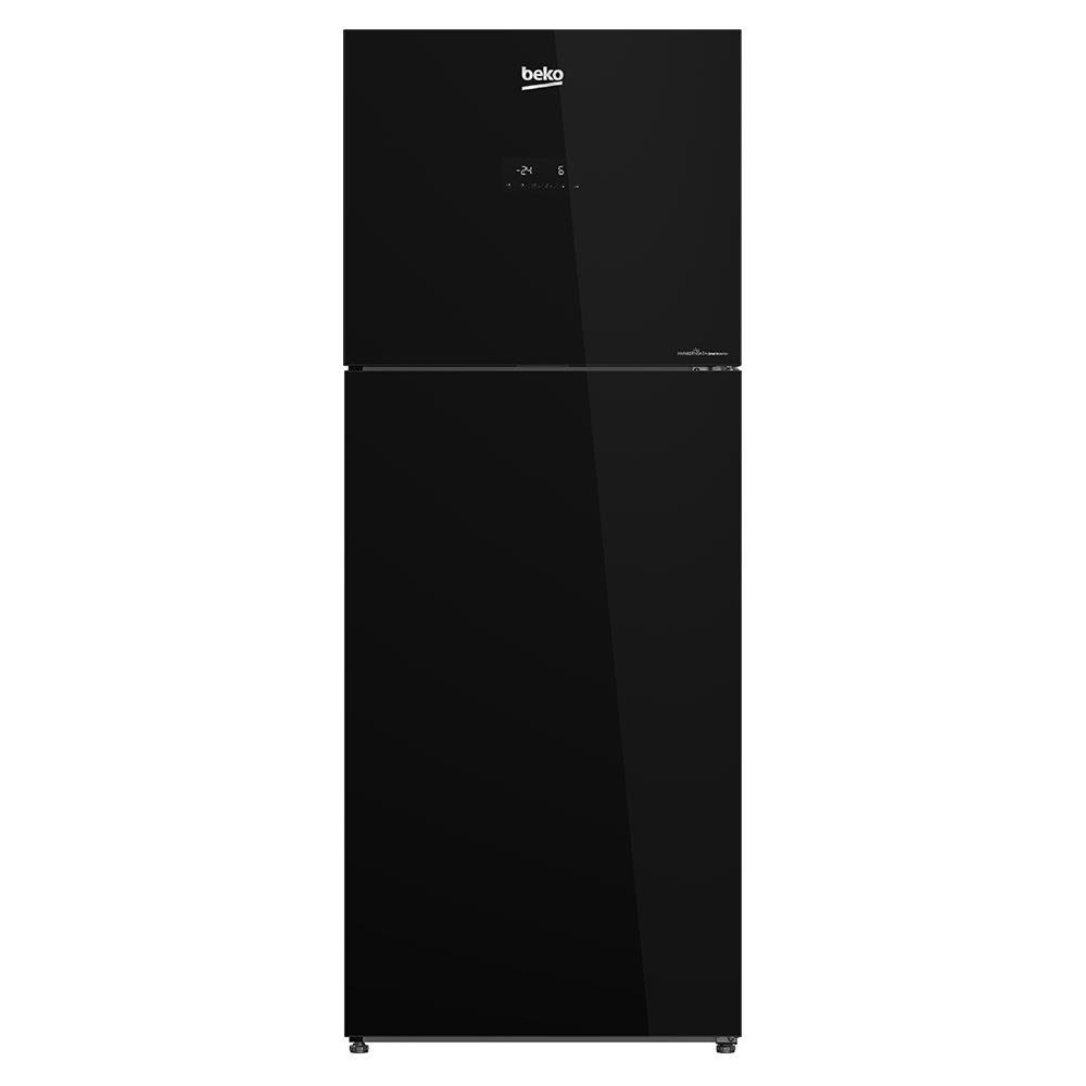 ตู้เย็น ตู้เย็น 2 ประตูBEKO RDNT401E50VZGB 13.2คิว กระจกดำ ตู้เย็น ตู้แช่แข็ง เครื่องใช้ไฟฟ้า 2-DOOR REFRIGERATORBEKO RD