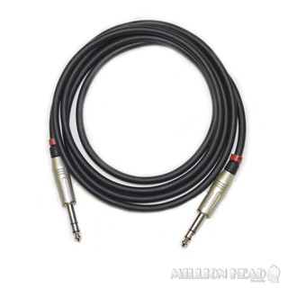 MH-Pro Cable : ST002-ST2 by Millionhead (สาย Stereo แบบ TRS ตัวผู้ คุณภาพจาก Amphenol และ CM Audio Cable ขนาด 2 เมตร)