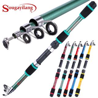 Sougayilang คันเบ็ดตกปลาแบบพกพา 1.8 เมตรสปินเนอร์บาร์