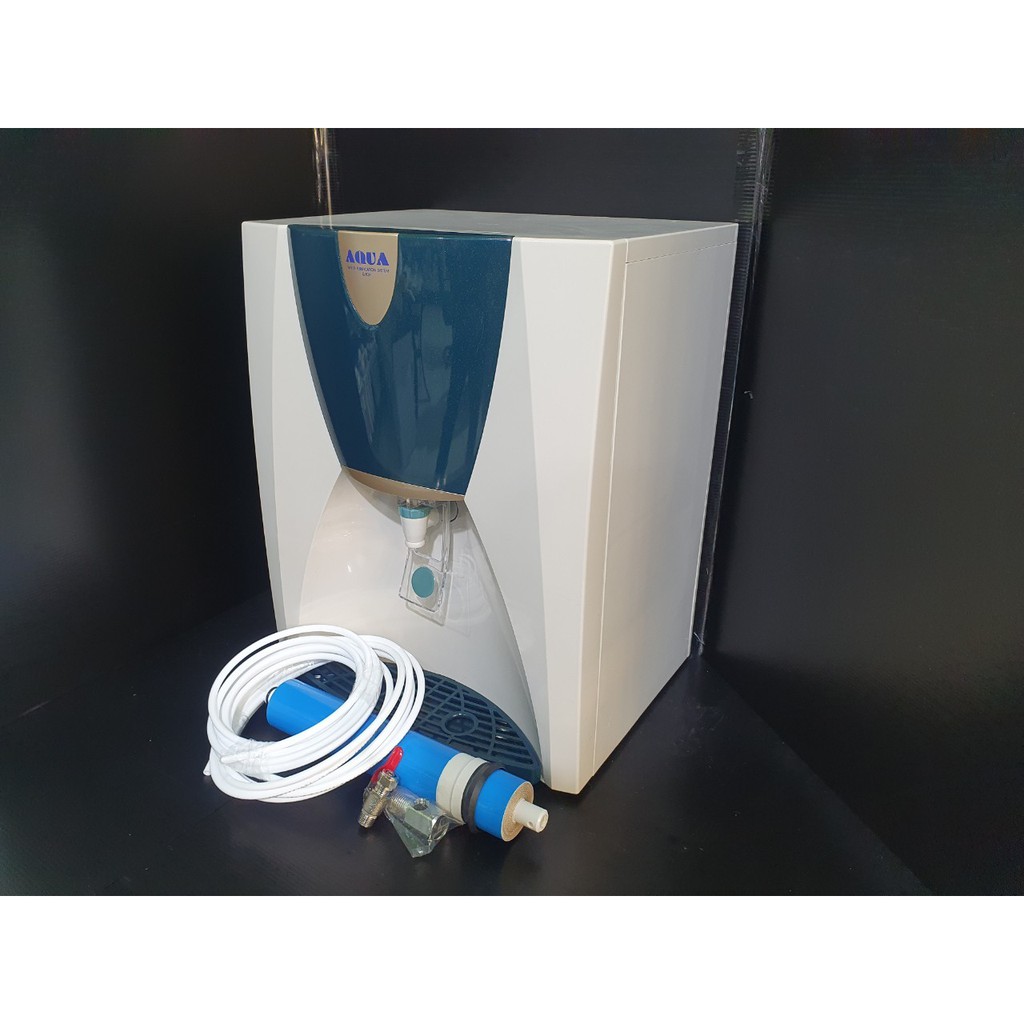 เครื่องกรองน้ำ AQUSTAR  ระบบRo 50GPD คอปเตอร์ทอป