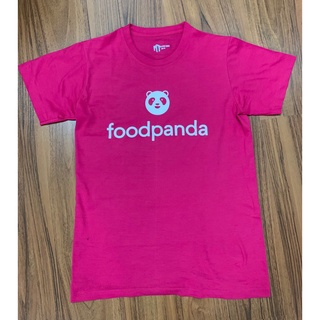 Food panda เสื้อยืดฟูดแพนด้า เสื้อยืดfoodpanda เกรดพรีเมี่ยม Cotton 100% สกรีนสียาง สวยสดไม่แตกไม่ลอก ส่งด่วนทั่วไทย