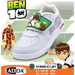 รองเท้านักเรียน สีขาว BEN10 / 25-31