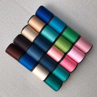 ด้ายเย็บผ้า หลากสี หลายเฉดสี ด้าย no.21 - 40 ตราหัวเสือ 600หลา wop ด้ายลูกล้อ เบอร์60 DIY งานฝีมือ เย็บมือ เย็บจักร ด้าย