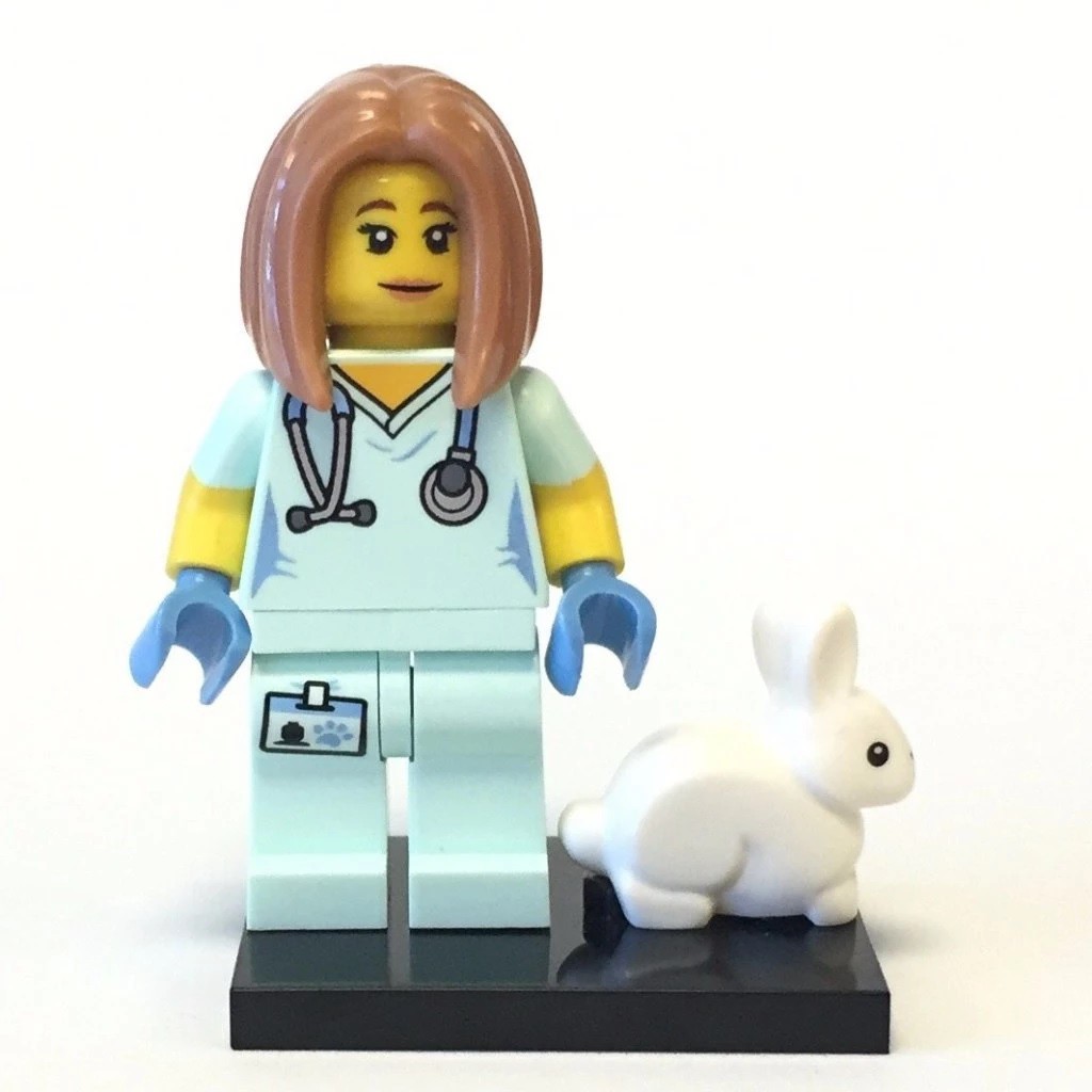 [1 รูป] LEGO Minifigures Veterinary Doctor Veterinary 71018 Series 17