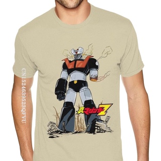 [COD]เสื้อยืดคอกลม ผ้าฝ้าย พิมพ์ลายการ์ตูนอนิเมะ Mazinger Z สไตล์โกธิค เรโทร พลัสไซซ์ สําหรับผู้ชายS-5XL