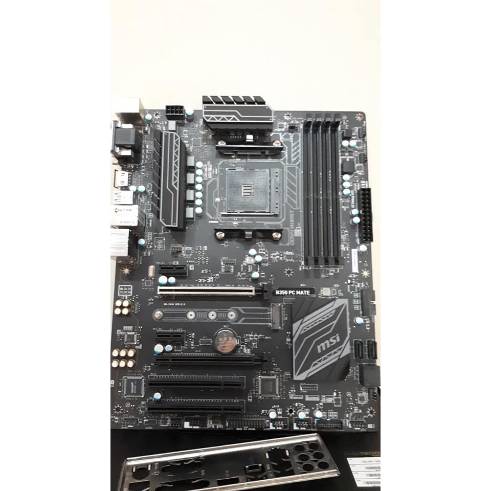MAINBOARD (เมนบอร์ด) AM4 MSI B350 PC MATE