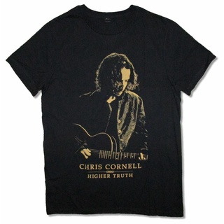 [COD]เสื้อยืด พิมพ์ลาย Chris Cornell Higher Truth สีดํา สําหรับผู้ชาย 365116S-5XL