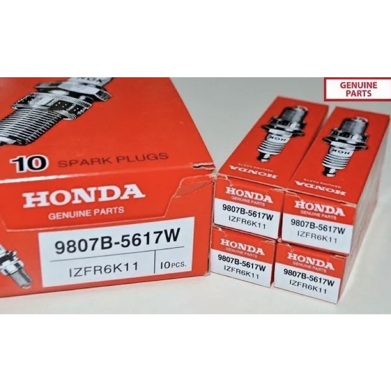 หัวเทียน Civic FD ปี06-11,Jazz ปี 03- 08,City ปี 03-08  รหัส IZFR6K11  เบอร์ 9807B-5617W (ราคาต่อ 1 