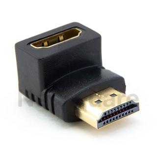 HDMI Male to Female 90 Degree 270 Head Extend Extension Adapter หัวต่อ ข้อต่อ งอ L