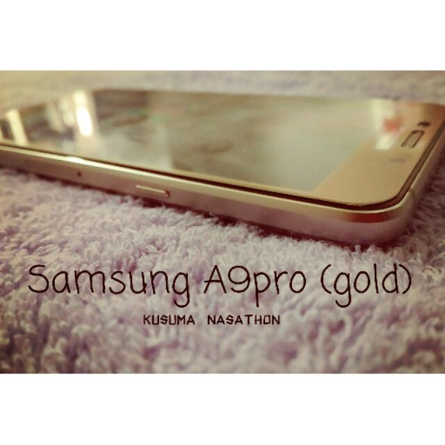 SAMSUNG A9Proสีทอง#มืองสอง