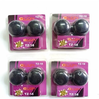 ลำโพงเสียงแหลม ทวิตเตอร์ รถยนต์ C CON รุ่น TZ-18 /200 W/(ขนาดบรรจุ 1 แผง=2 ดอก)/ลำโพงเสียงแหลม รถยนต์-รุ่น TZ-18 /******