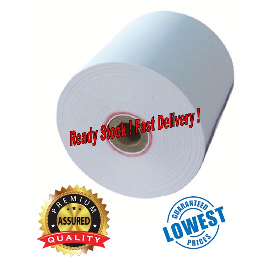 Dot Matrix โรลใบเสร็จ POS 76X65 (100 ม้วน) สําหรับเครื่องพิมพ์ใบเสร็จ Epson & Bixolon