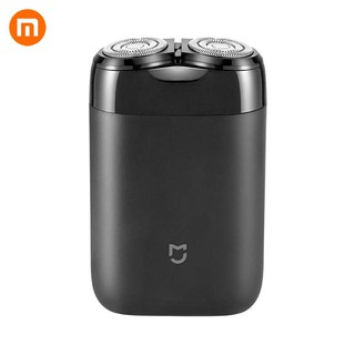 Xiaomi Mijia เครื่องโกนหนวดไฟฟ้า หัวใบมีดคู่ กันน้ำ IPX7 USB Type-C