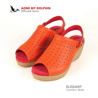 [ลิขสิทธิ์แท้] Aone My Dolphin - WD63/WD66 รองเท้าหนังแท้หน้าเรียบ