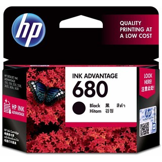 ตลับหมึกอิงค์เจ็ท Inkjet HP-680 Black (F6V27AA)