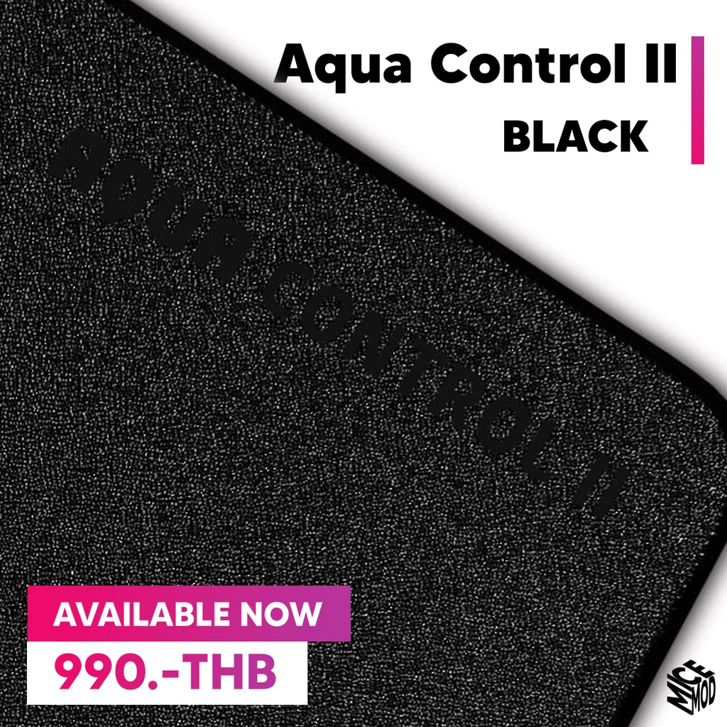 แผ่นรองเมาส์ X-raypad Aqua Control II Black (Uncoated) | Shopee Thailand