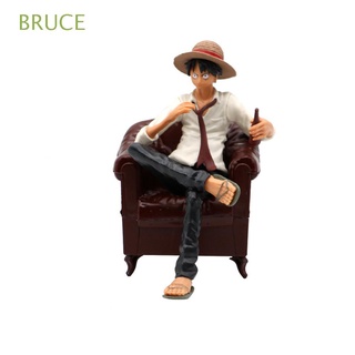 ฟิกเกอร์ Bruce Model Action Figure D Luffy D Luffy พร้อมโซฟาสําหรับตกแต่งรถยนต์ 13 ซม.