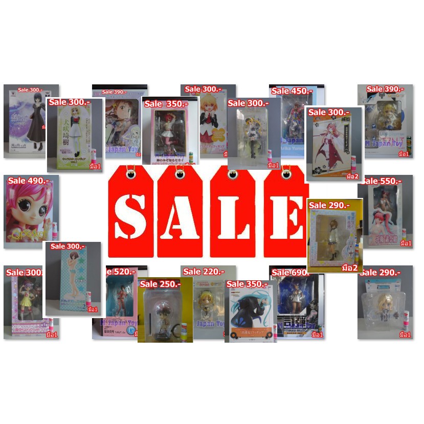 M Toy Shop ลดล้างสต๊อก ฟิกเกอร์งานแท้ JP สาวๆ Anime