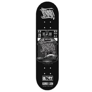 Bullet Skateboard Deck Chi Vid Gu (Black) Size 8.0 and 8.25"