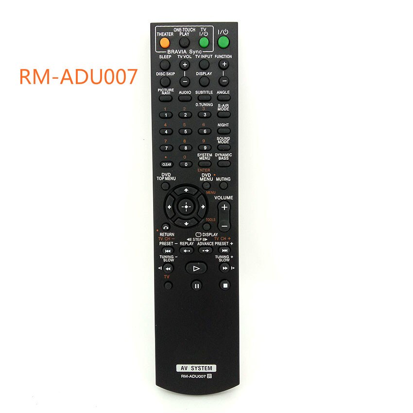 ใหม่ RM-ADU007 เปลี่ยนรีโมทคอนโทรลสําหรับ SONY AV ระบบสําหรับ RM-ADU004 RM-ADU006 RM-ADU008 14805711