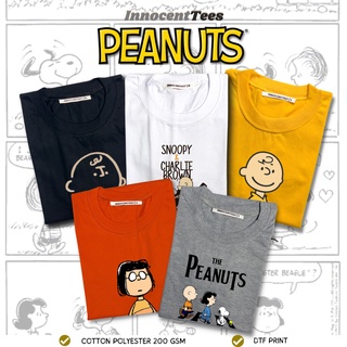 เสื้อยืด[INNOCENTTEES] PEANUTS TSHIRT II CARTOONS TSHIRT II SMALL TO 2XL