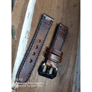 สายนาฬิกาหนังแท้ hand made ปลีก ส่ง มีเก็บเงินปลายทาง