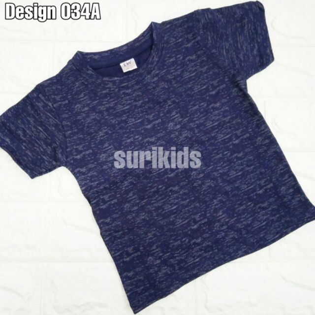 [ใหม่] เสื้อยืด ผ้าฝ้ายพิมพ์เต็มรูปแบบเด็กการออกแบบคุณภาพสูง 034A 034A 034A