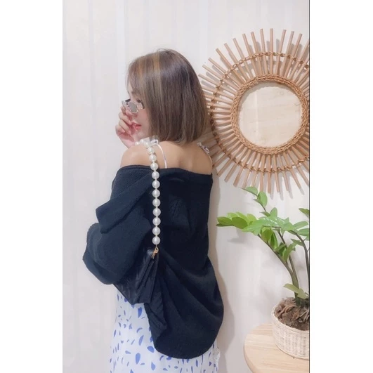 สายกระเป๋าไข่มุก 20 มิล คั่นลูกปัดโลหะสีทอง 18K thumbnail 8