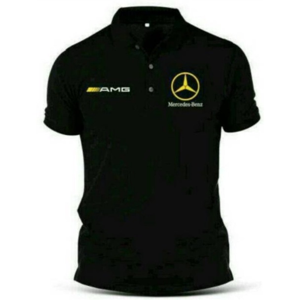 เสื้อโปโล Mercedes benz AMG คุณภาพปัก