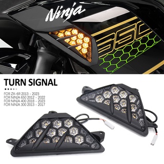 ไฟเลี้ยว LED สําหรับ Kawasaki ninja400 NINJA650 ZX6R NINJA300 TST