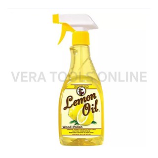 น้ำมันขัดเงาเนื้อไม้ ทำความสะอาดผิวไม้ กลิ่นเลมอน Howard Lemon Oil Wood Polish 16oz (473ml)