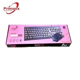 ชุดสุดคุ้ม Primaxx KMC-518 Anti Splash Waterproof Keyboard+Mouse Combo USB ชุดกันน้ำ+เมาส์ (สีดำ)