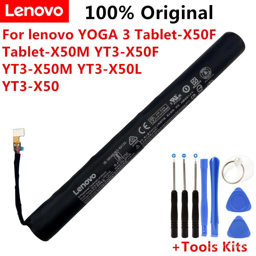 LENOVO Original Battery L15D3K32 For Lenovo YOGA Tab 3 10.1 Tablet-X50F Tablet-X50M YT3-X50F YT3-X50