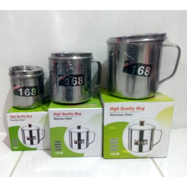 VAVICI STAINLESS MUG 168 12CM 1312