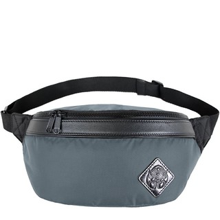 กระเป๋าคาดอก MHWstreetwear สีเทา/ดำ คาดอก คาดเอว waistbag hippack chestbag