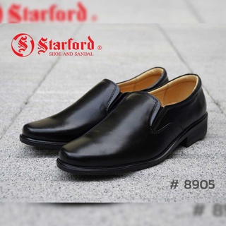 Starford รองเท้า หนังแท้ - รุ่น no. 8905 - สี ดำ Black