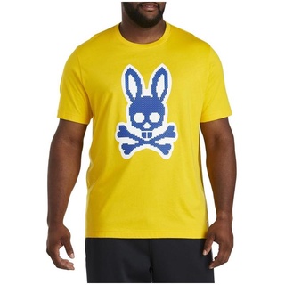 เสื้อยืดแขนสั้น ผ้าฝ้าย แบบนิ่ม พิมพ์ลายหัวกะโหลก Psycho Bunny Pima แฟชั่นฤดูร้อน สําหรับผู้ชาย ใหม่