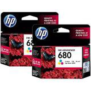 HP 680 Ink Tri-Color / F6V26AA (2 กล่อง)